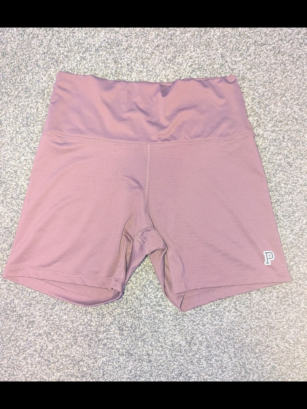 PINK Victoria's Secret Mauve High-Waist Bike Shorts- Large